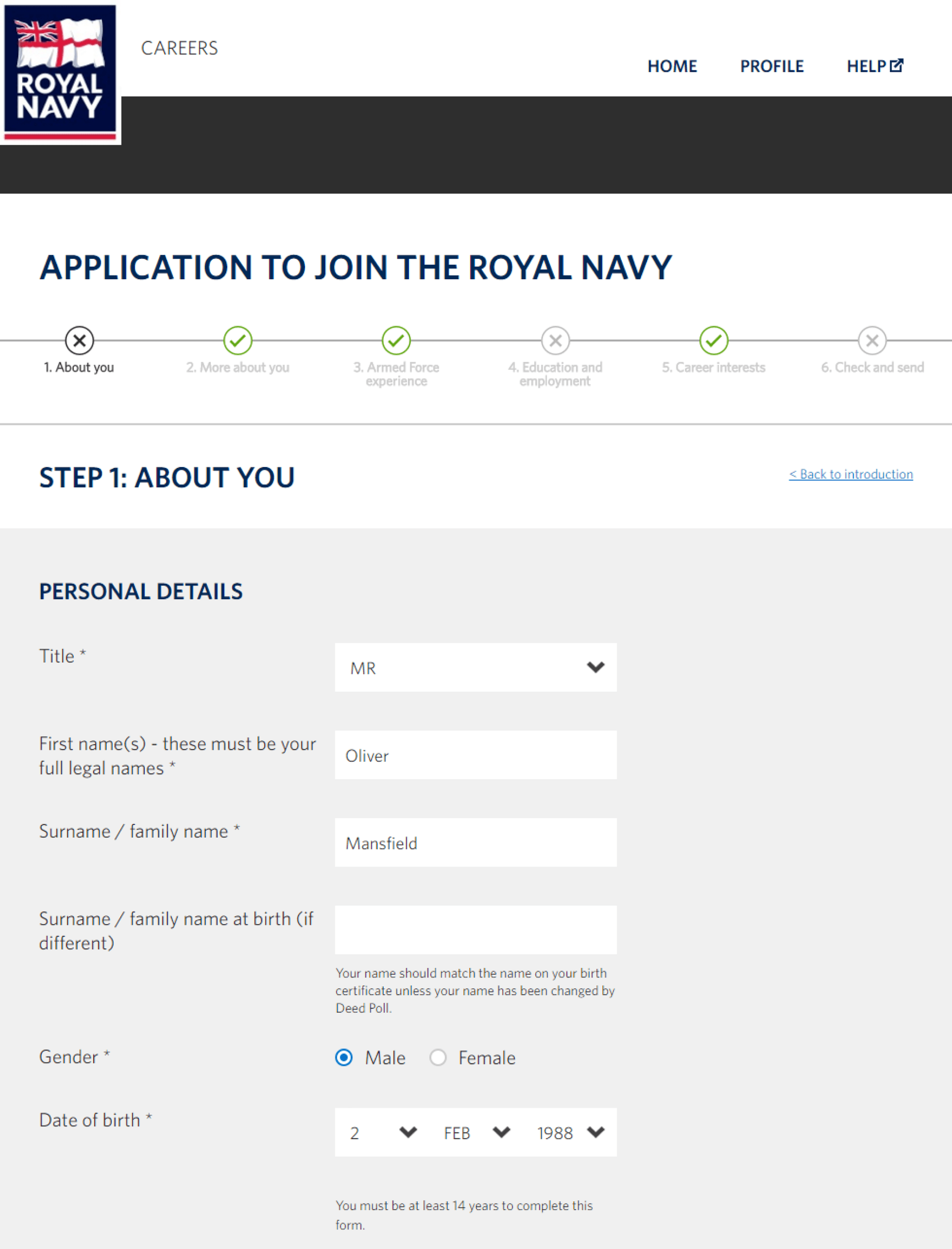 MOD Forms